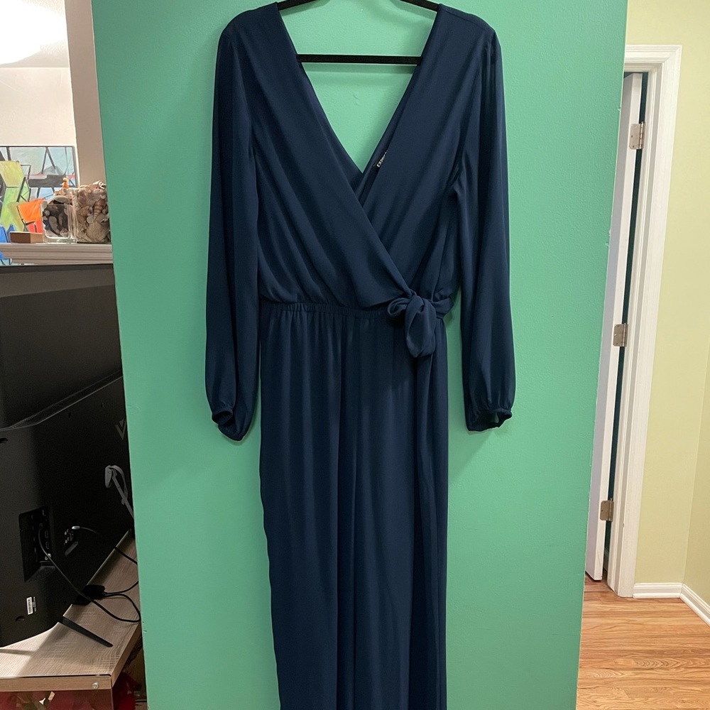 Express Women’s Navy Jumpsuit
